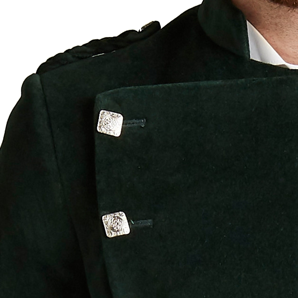 Green Montrose Velvet Jacket for Men available in low prices