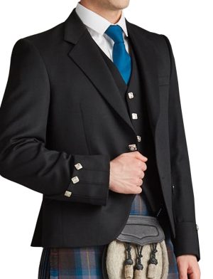 Prince Charlie Kilt Jacket for Men for sale.