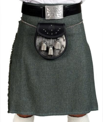 Plain Tweed Kilt for Sale for Men