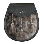 Seal Skin Semi Dress Sporran with Three Tassels