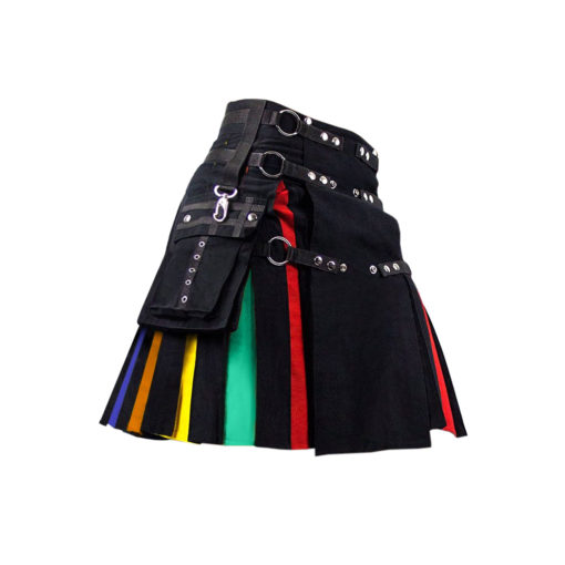 Rainbow Utility kilt is designed for the lGBTQ community