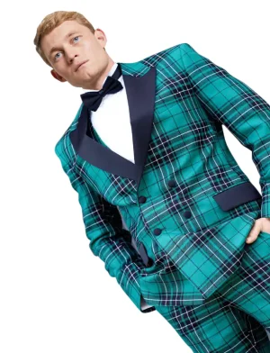 Men's Double Breasted Tartan Jacket in low prices.
