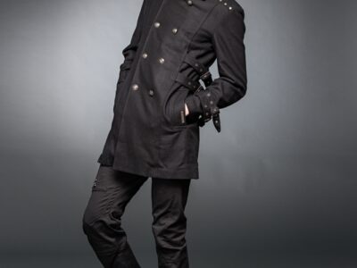 The main picture of Big M Gothic Coat with Decorative Hardware.