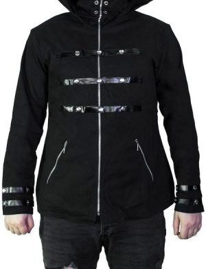 The main picture of Black Goggles Goth Jacket.