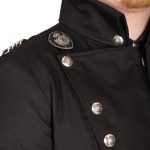 Chilean-Rose-Military-Goth-Jacket-closeup
