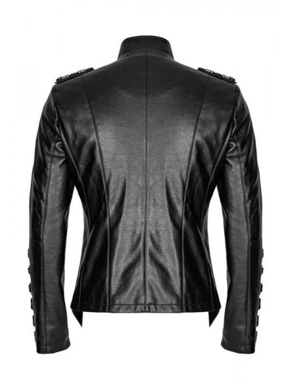 The back side of Heavy Fashion Steampunk Gothic Jacket