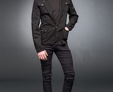 The main Military Style Gothic Blazer Jacket.