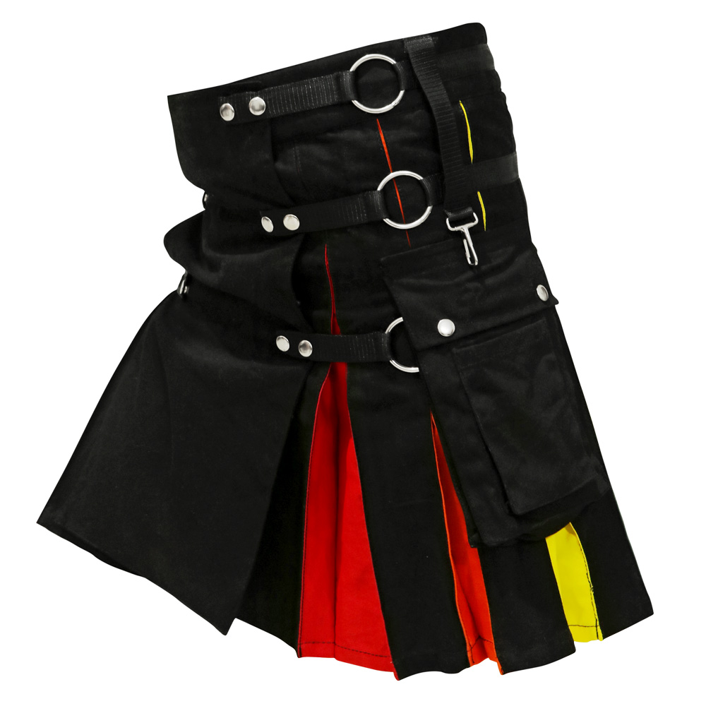 Rainbow Utility Kilt 1 Rainbow Utility Kilt picture from the right side