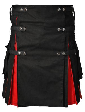 Imagen principal de Rainbow Utility Kilt desde el frente.