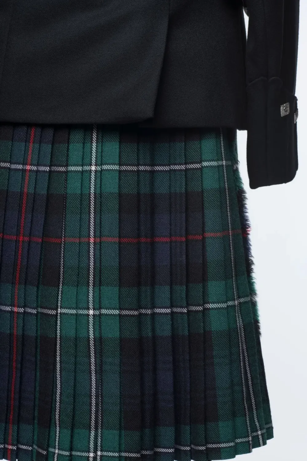 Une photo de dos d'une veste Argyll Kilt.