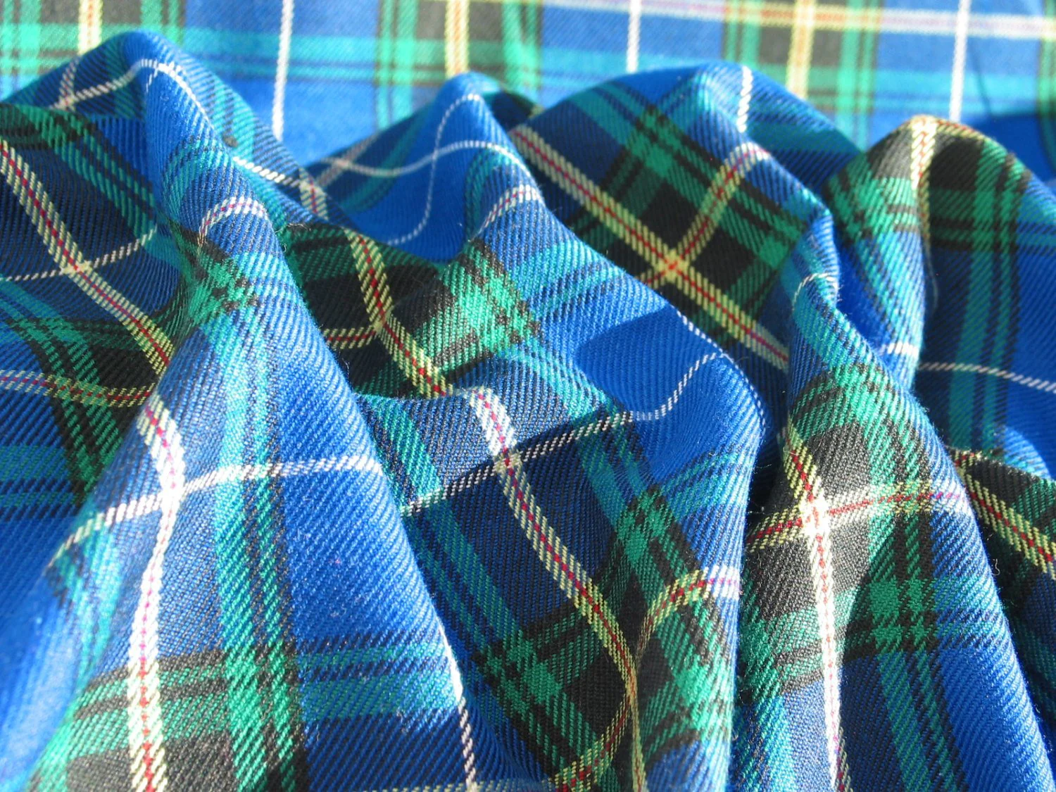 Tartan-Stoff