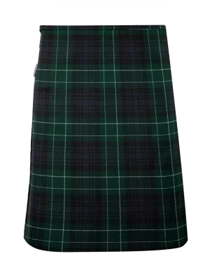 La foto frontal de la falda escocesa de tartán antigua de Abercrombie.