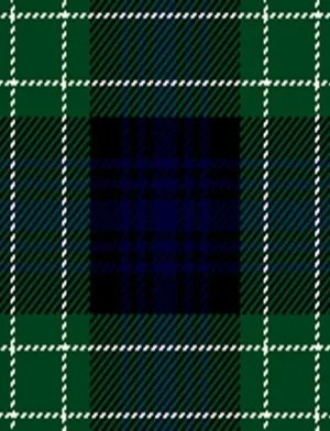 Das Stofffoto des Abercrombie Ancient Tartan Kilt.