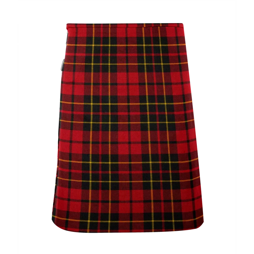 La falda escocesa de tartán Brodie Red Modern.