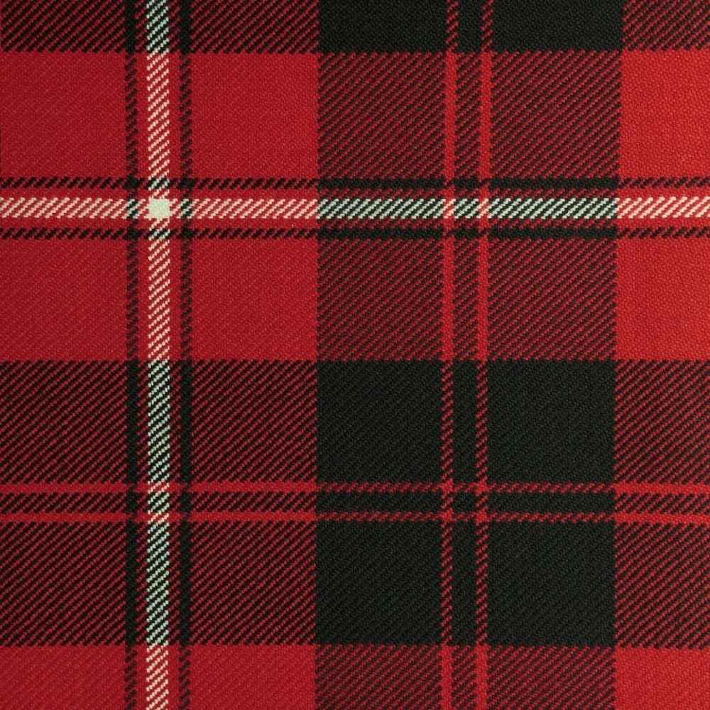 El tejido de la falda escocesa de tartán Cunningham.