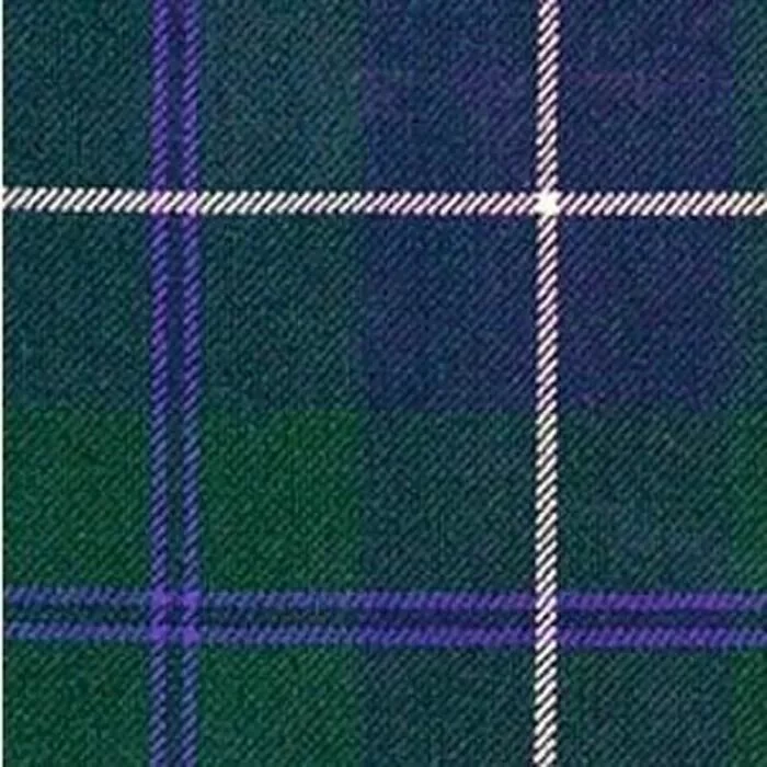 The fabric of the Douglas Green Tartan Kilt.