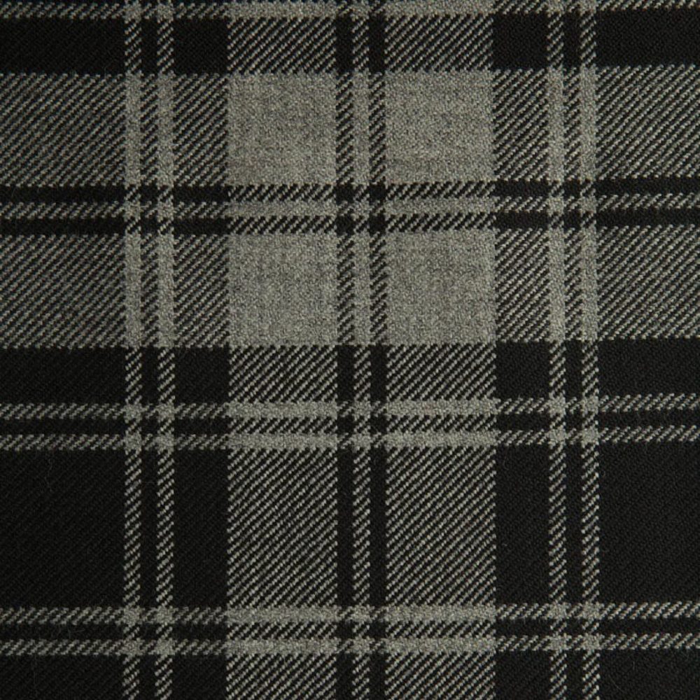 The fabric photo of the Douglas Grey Modern Tartan Kilt.