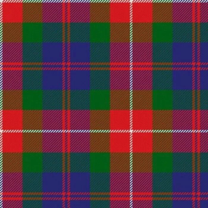 Le tissu du clan Fraser.