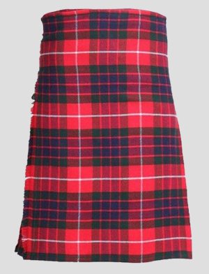 The front picture of the Fraser tartan kilt.