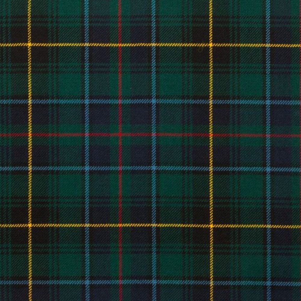 El tejido de la falda escocesa de tartán MacInnes.
