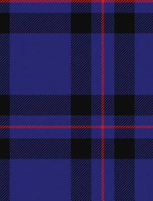 La tela MacKay Blue Modern Tartan Kilt.