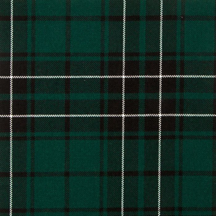 The fabric of MacLean of Duart Hunting Tartan.