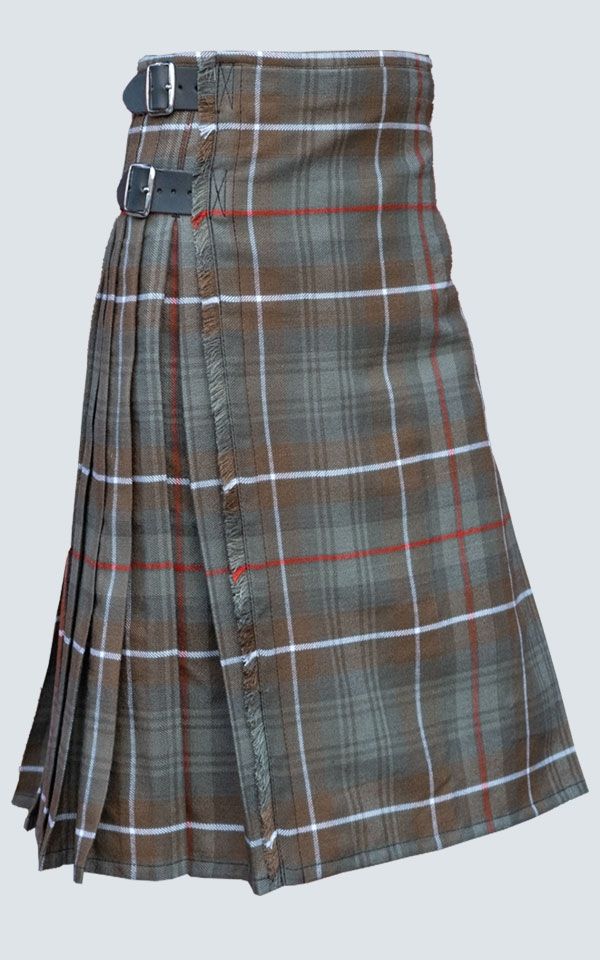 La foto principal de la falda escocesa de tartán desgastada MacKenzie.