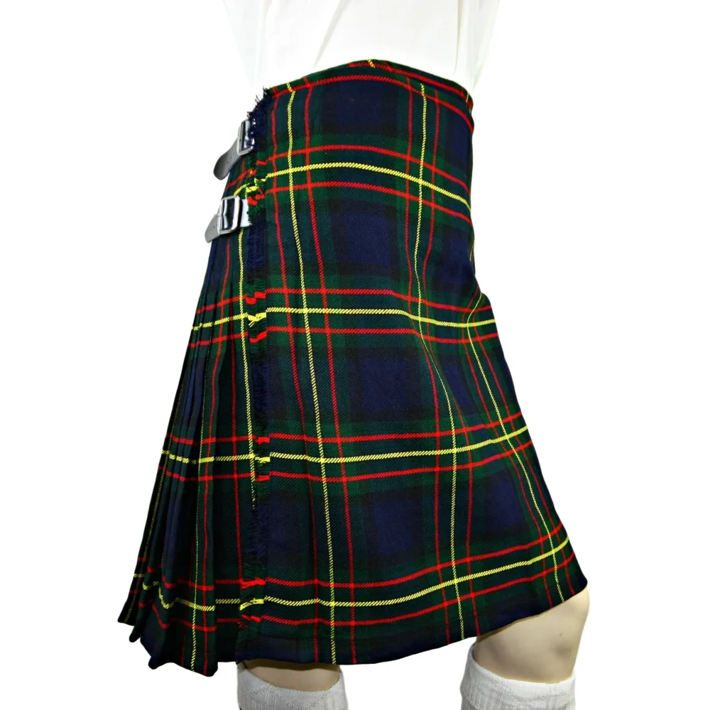 La foto principal de la falda escocesa de tartán Maclaren.