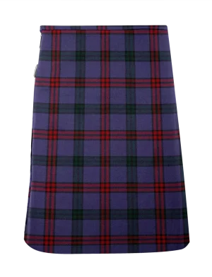 La foto frontal de la falda escocesa de tartán Montgomery