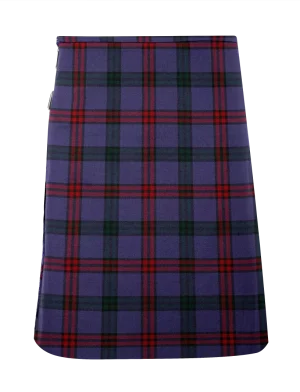 The front photo of the Montgomery Tartan Kilt