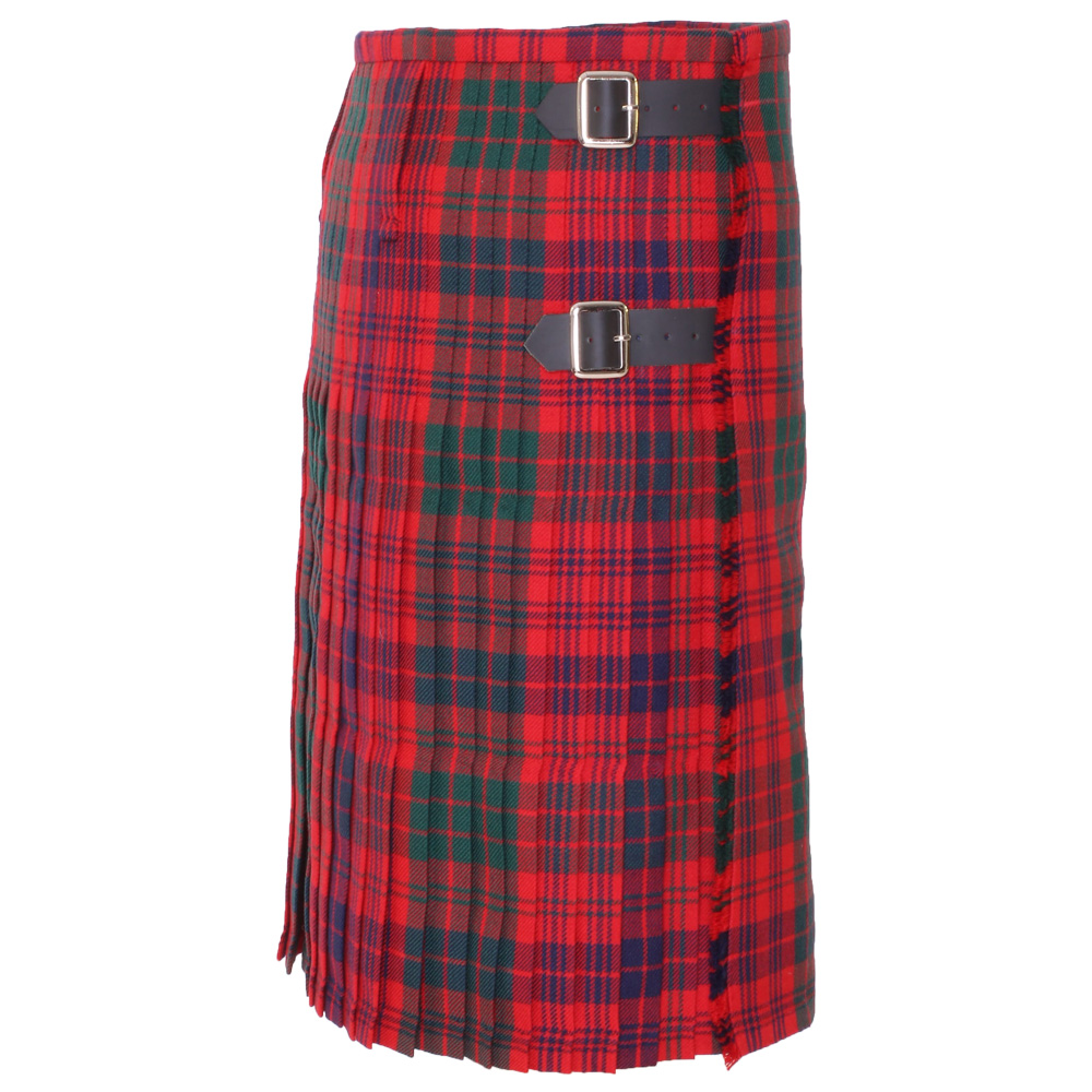 Die Träger des Ross Tartan Kilt.