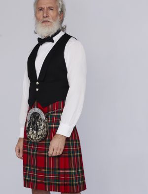 Das Hauptbild des Royal Stewart Tartan Kilt.