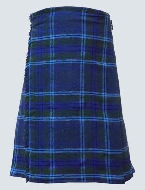 the front straight photo of the Spirit of Scotland Tartan Kilt.