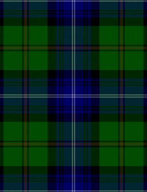 La foto de tela de la falda escocesa de tartán Urquhart.
