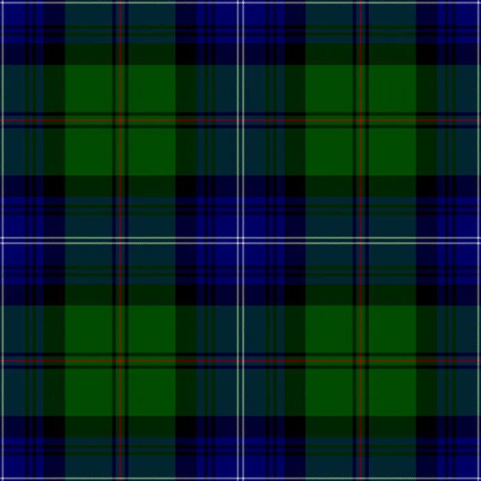 La foto de tela de la falda escocesa de tartán Urquhart.
