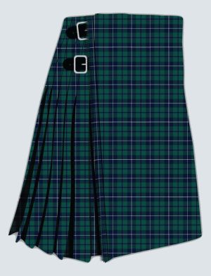 The main photo of the Douglas Green Tartan Kilt.