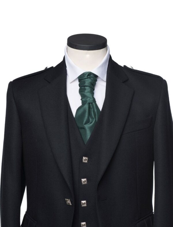 Argyle Kilt Jacket with waistcoat and green tie.